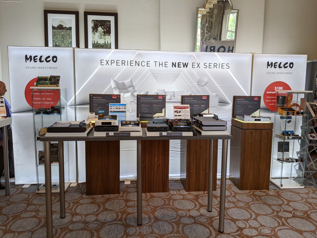 And that's a wrap! Great 2 days at the #NorthWestAudioShow. Lots of customer conversations, and great catching up with our dealer network.
#MelcoAudio #ADOT #NuPrimeAudio #PliXir.