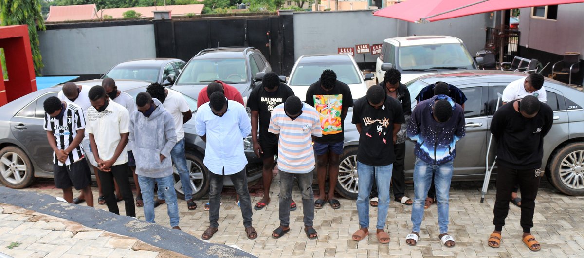 officialEFCC's tweet photo. Thirty-Five Internet Fraud Suspects Arrested in Ibadan

Thirty-five suspected internet fraudsters have been arrested by the Ibadan Zonal Command of the Economic and Financial Crimes Commission, EFCC. https://t.co/S3UFEhvBYU