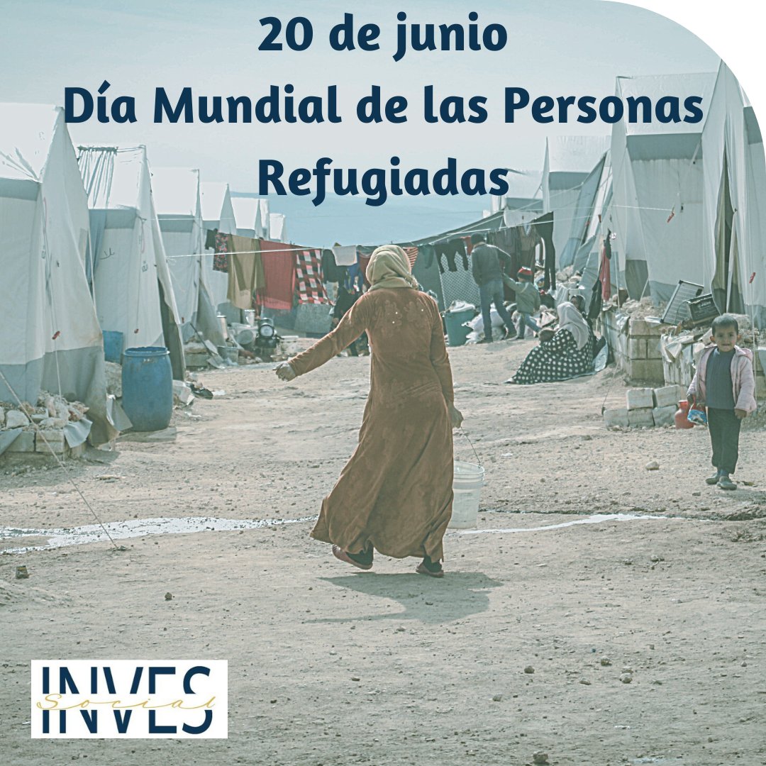 Invesocial2's tweet photo. Hoy, la comunidad internacional vuelve su mirada hacia la situación en la que se encuentran millones de personas en todo el mundo. Personas que se ven obligadas a huir de su país y su entorno para tratar de reconstruir su vida.
#igualdad #díamundialdelaspersonasrefugiadas https://t.co/cdW2mzUeXP