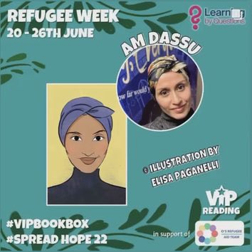 elisaupsidedown's tweet photo. It’s #Refugeeweek22
and I’m grateful to have had the chance to collaborare with @VIPreading , in support of @o_refugee creating a few illustrated portraits.
💙#spreadhope22 #spreadhope https://t.co/tCOq9ue1wz