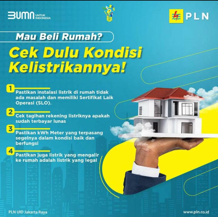 Himbauan untuk yang akan membeli rumah, dicek segalanya termasuk kondisi kelistrikannya. 
#JujurPakeListrik