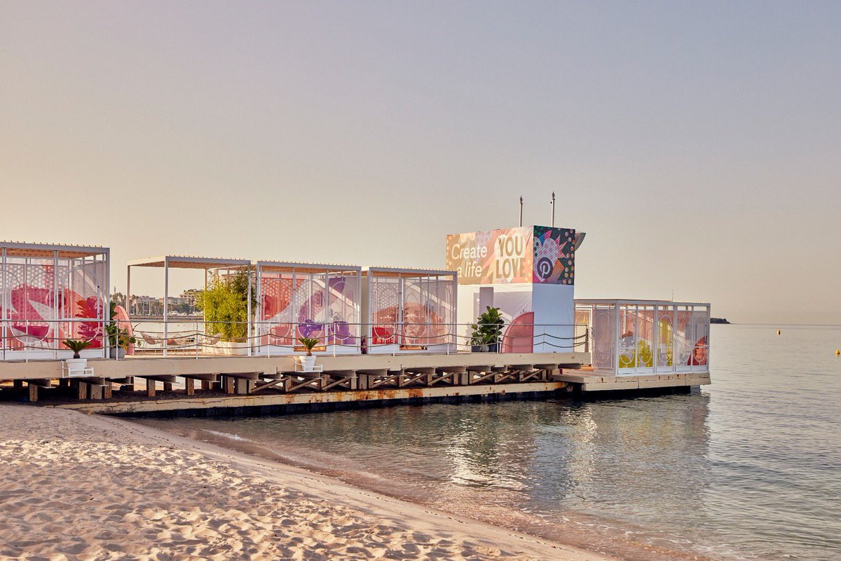 pinterestbiz's tweet photo. #CannesLions is *finally* here! Follow along this week for all the inspiration coming from #PinterestCannes at the Carlton Beach Club and find out why it's different here ✨ https://t.co/9AnvvKC3Yu