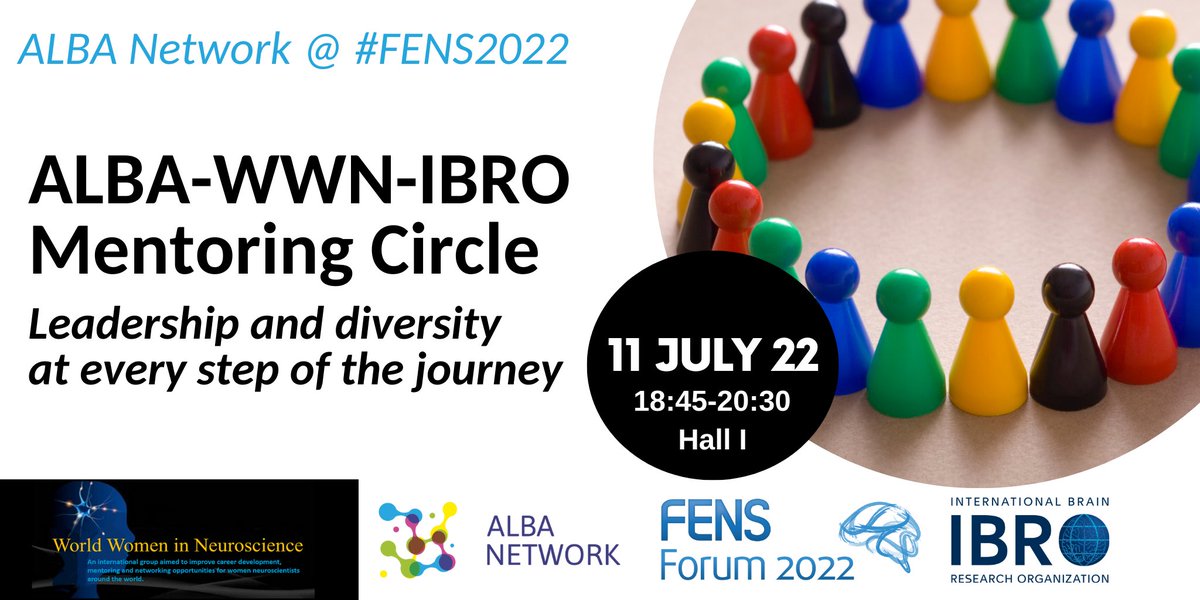 ALBA Network (@network_alba) on Twitter photo Learn from inspiring mentors @ the ALBA-WWN-IBRO #Mentoring Circle about key elements of #leadership, common leadership styles & roles in #diversity, & #career development skills. On July 11 at 6:45pm @ #FENS2022 in Paris. Register 👉loom.ly/sdHGbS8
<a href="/WorldWomenNeuro/">World Women in Neuroscience</a> Learn from inspiring mentors @ the ALBA-WWN-IBRO #Mentoring Circle about key elements of #leadership, common leadership styles & roles in #diversity, & #career development skills. On July 11 at 6:45pm @ #FENS2022 in Paris. Register 👉loom.ly/sdHGbS8
<a href="/WorldWomenNeuro/">World Women in Neuroscience</a>
