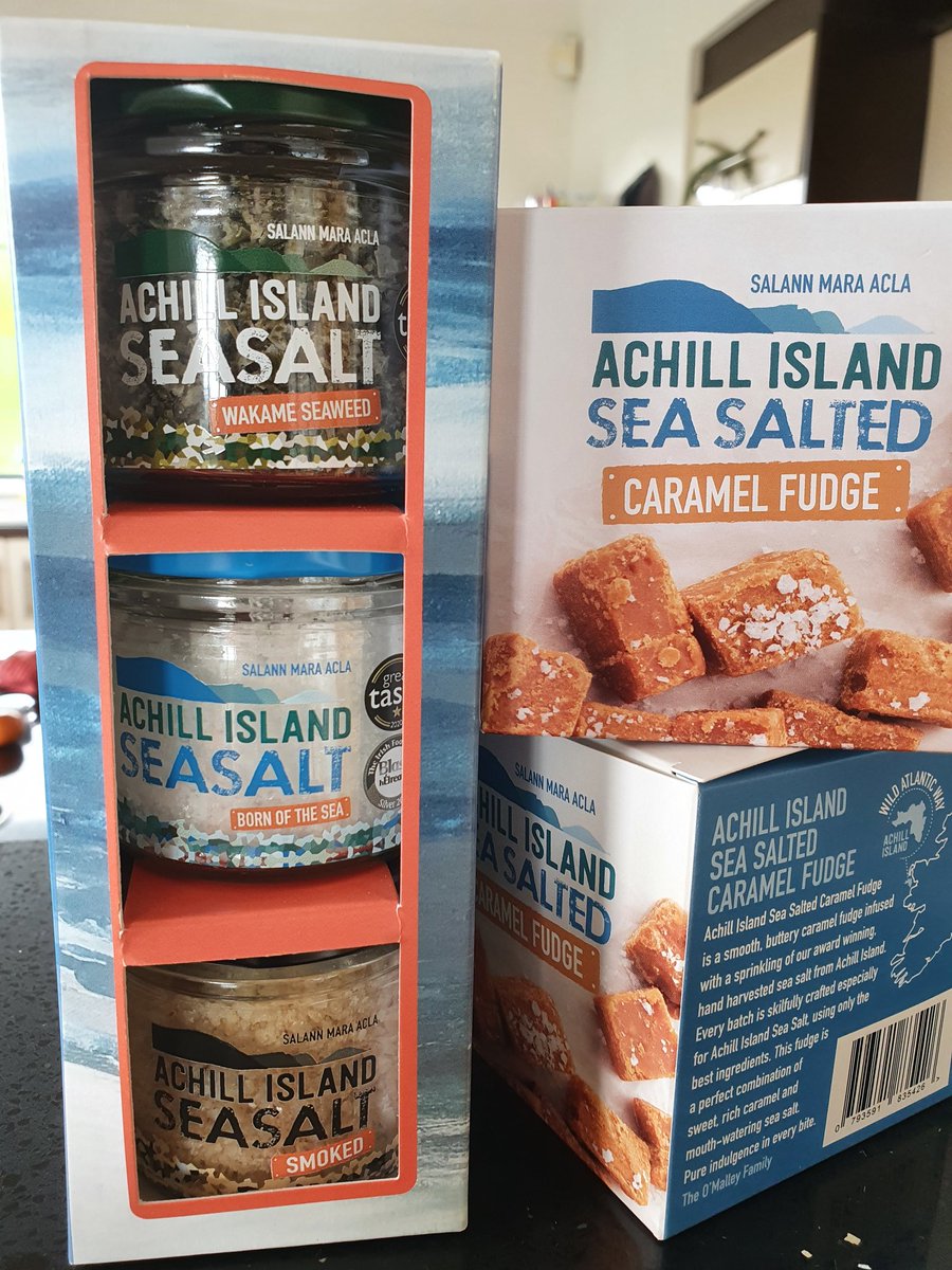 ShoreTourism's tweet photo. Headed to Achill Island to visit @achillseasalt recently. Every time over the bridge is a joy... A visit to Achill Sea Salt is a must! Great visitor center, self guided tour &amp; gift shop. Best coffee too at the Salt Dock ☕️🥮 https://t.co/efsacET2lE