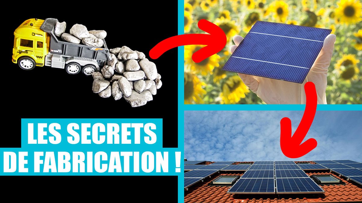 PingouinDesert's tweet photo. Comment on passe d'un tas de cailloux à un panneau solaire qui produit de l'électricité ? Je vous explique tout, simplement, dans ma dernière vidéo 👉https://t.co/TBWNltTVDJ https://t.co/Zo3hCPzqFF