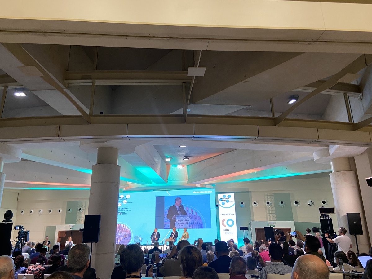 President of <a href="/icacoop/">International Cooperative Alliance</a>, <a href="/ArielGuarco/">Ariel Guarco</a> 

“Our duty in the current context is to give a message of hope and to show that the #coop business model takes care of the people and the planet and contributes to a more equitable, solitary and peaceful world”