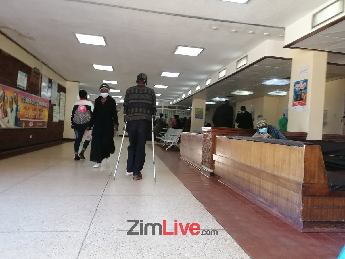 zimlive's tweet photo. 🚨Meanwhile, limited Health staff at Parirenyatwa Hospital unable to attend to patients due to the ongoing strike. https://t.co/bSKBBtHg4T