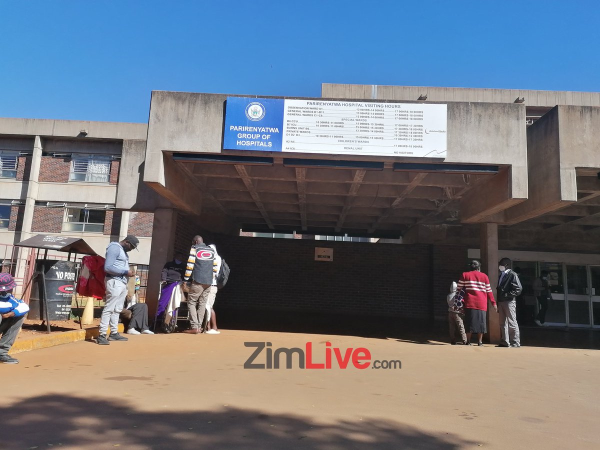 🚨Meanwhile, limited Health staff at Parirenyatwa Hospital unable to attend to patients due to the ongoing strike.