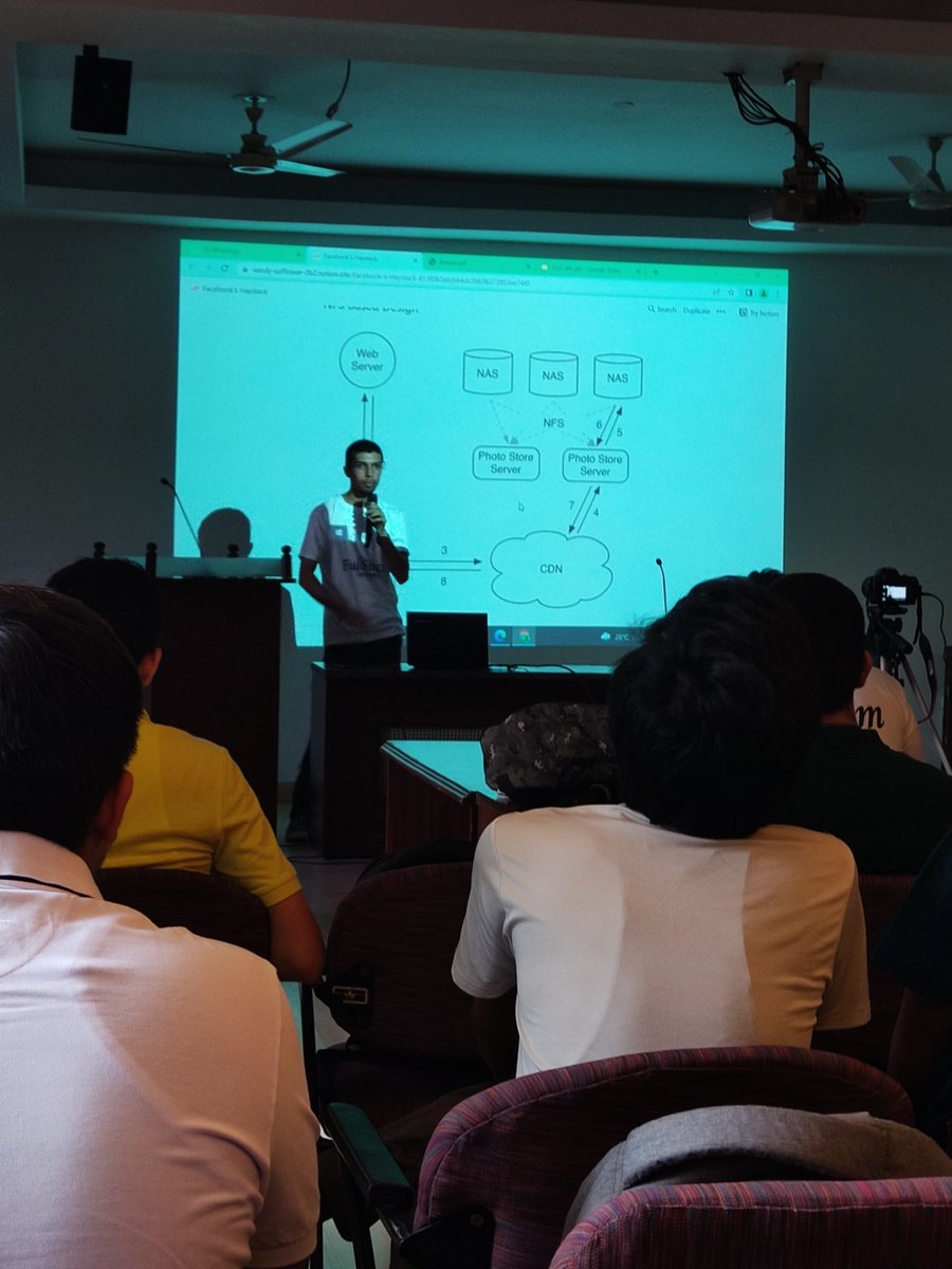 progmatic99's tweet image. Gave my first talk @PyDelhi on Creating a distributed key value store in #Python3 after reading Facebook's Haystack paper
You can find details & papers here: github.com/pydelhi/talks/…
#community #OpenSource