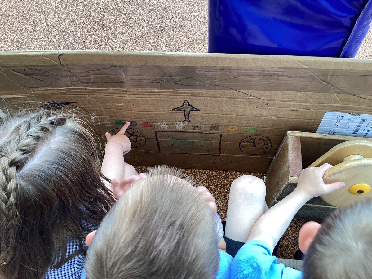 Our word of the week is...journey. The act of travelling from one place to another.
These children are going on a journey in their aeroplane! ✈️
<a href="/Office_WIA/">Office_WIA</a> <a href="/whitchurchCEFed/">The Whitchurch Church of England Federation</a> <a href="/CeInfant/">Whitchurch CE Infant and Nursery Academy</a> @StBartsTrust <a href="/welovecuriosity/">The Curiosity Approach</a>