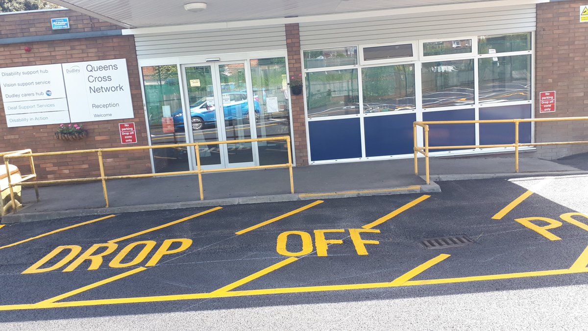 ascdudleymbc's tweet photo. Forgive us if we appear more than a little pleased with our beautiful new car park at #Queenscrossnetwork Dudley's fabulous community hub for people who are living with physical or sensory disabilities. Check out the pictures.... https://t.co/OfLMgIwRho