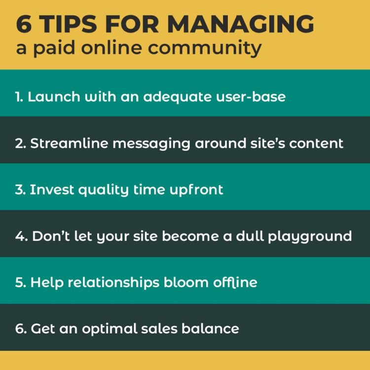 LikeMindsIO's tweet photo. Persistence is the key to managing a paid online community efficiently.

And community managers need to be persistent in their efforts to ensure a high-quality user experience to keep the members hooked.

So, here are 6 tips for managing your paid online community efficiently! https://t.co/OpE6Wu1g6s