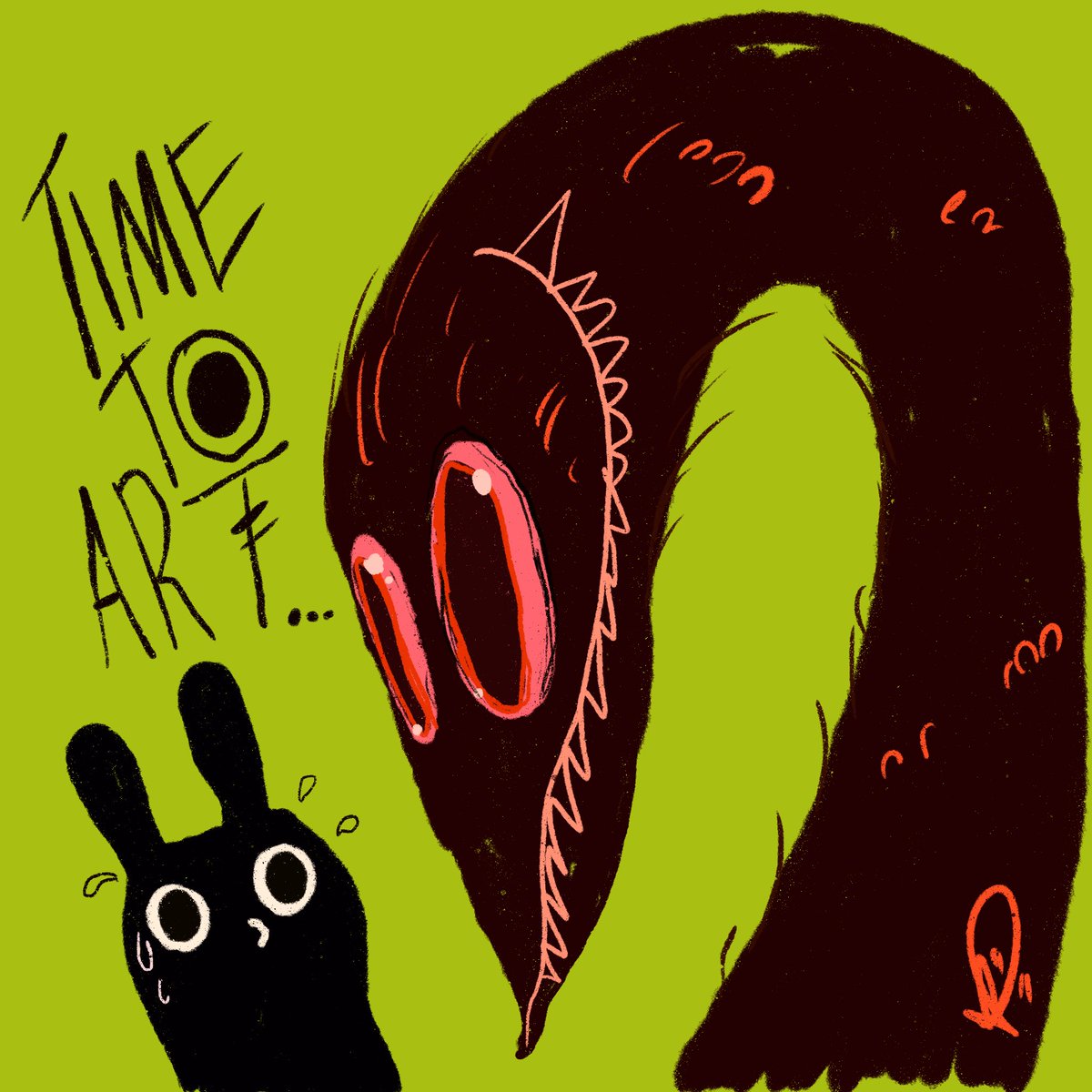 tenno's tweet photo. Uhm, I won’t say who, but when an indie studio making one of the games I have been paying attention to likes my art —- omg.
What a great week.
#drawforever https://t.co/zg59hGijtZ