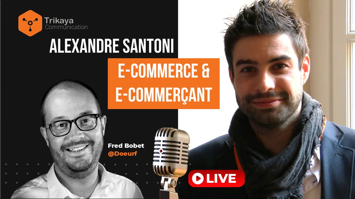 🔴#trikayaLive -->⏱️Ce mardi 21 à 15H !!!!! <--
📽️ E-Commerce #SEO &amp; E-commerçant avec <a href="/Keegfr/">Alexandre SANTONI</a> 

💥Alex vient nous exposer sa vision du #SEO en E-commerce et du métier de E-commerçant lui même🎥

twitch.tv/doeurf
trikaya.fr/yt

📢 RT / Partagez !