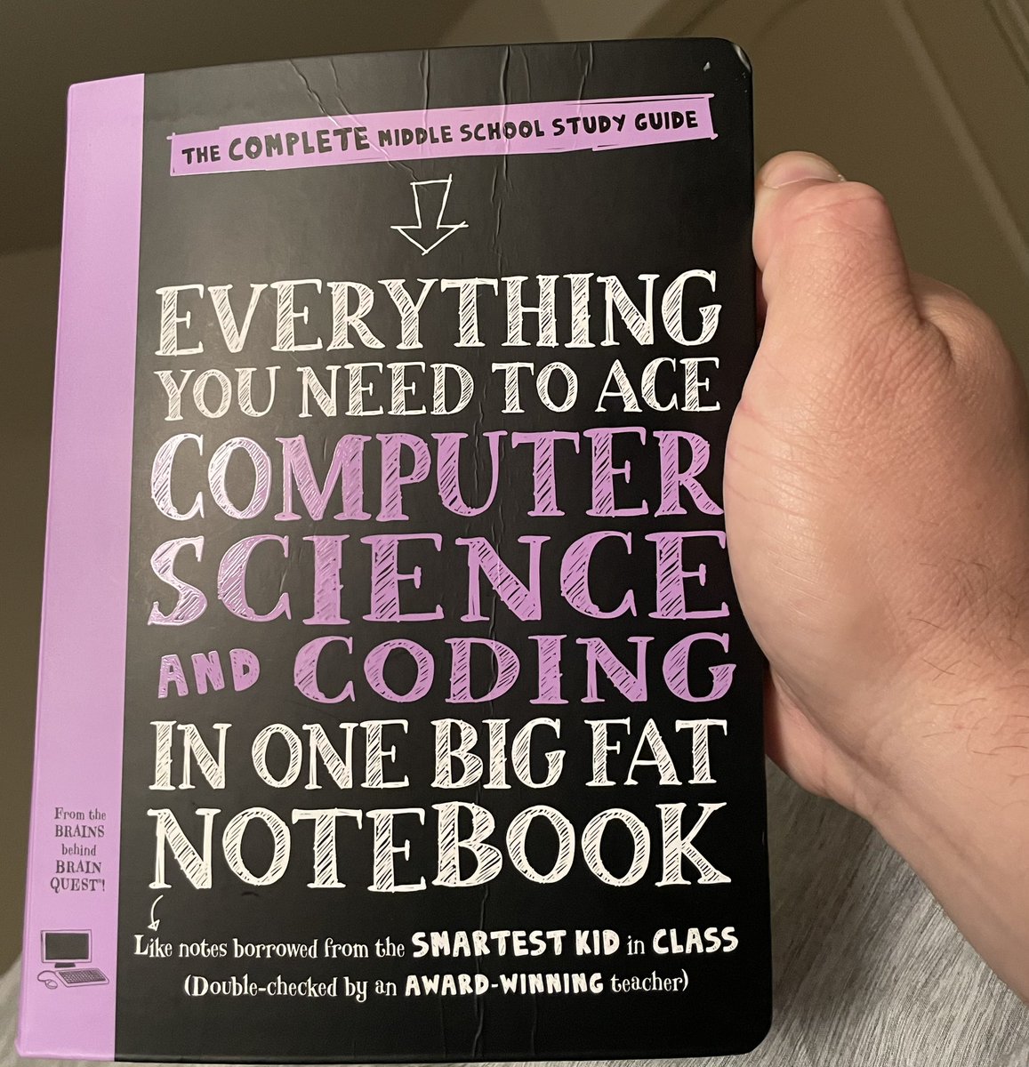thecodecaddie's tweet photo. What a great book, even though I’m not in middle school!
#TheCodeCaddie
#BigFatNotebook https://t.co/qbqQJRfcbx