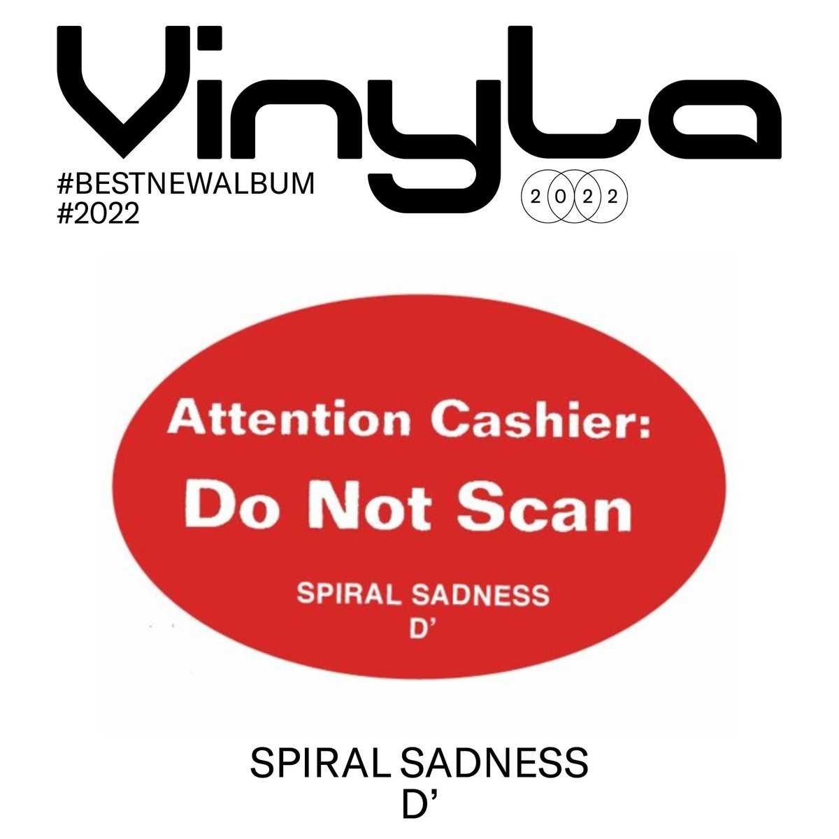 vinylacz's tweet photo. ⚫ DESKA TÝDNE: SPIRAL SADNESS – D'
Sólový projekt hudebníka a výtvarníka Michala Drozena (jinak kapela Dingo).  Okázale neškolený, glitchovitý lo-fi outsider pop alba je jako někým cizím ocumlaný bonbon, který se Spiral Sadness rozhodl zvednout z prachu. https://t.co/XPi0XegJuY