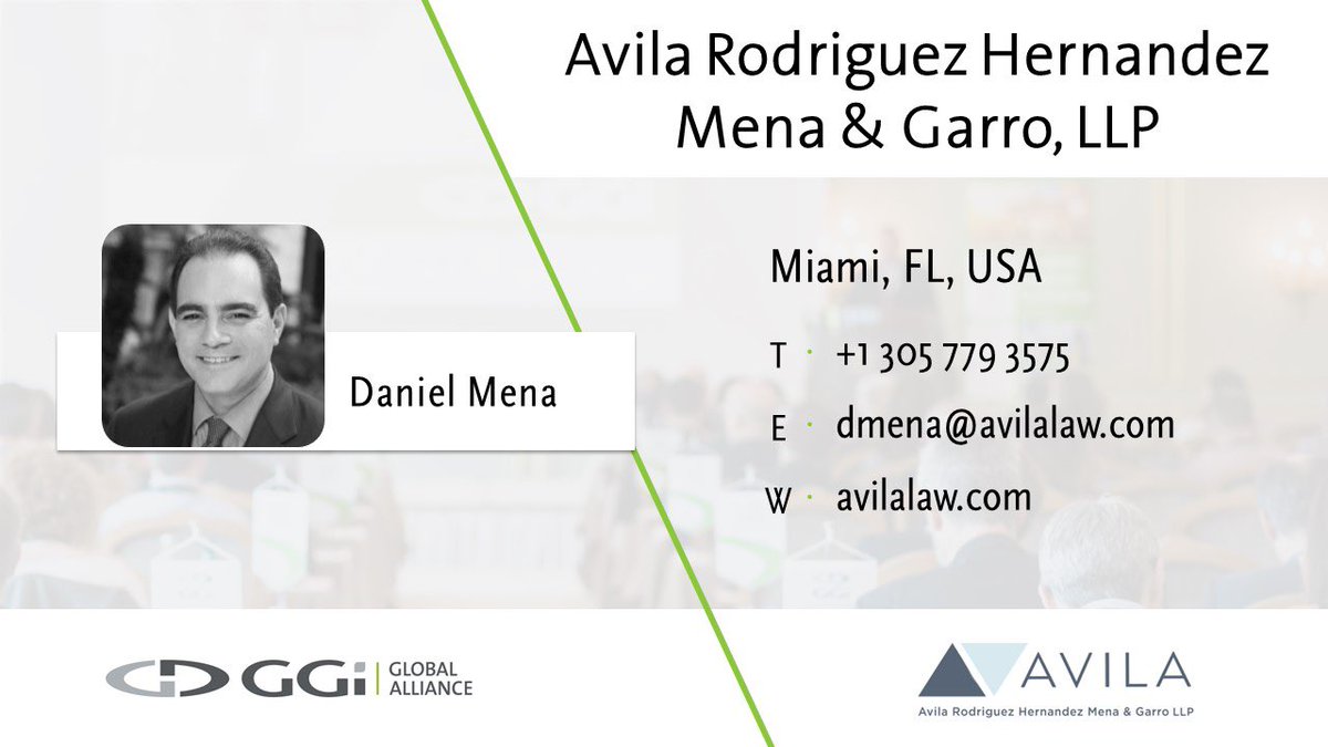GGI_GA's tweet photo. Welcome to our new member firm, Avila Rodriguez Hernandez Mena &amp; Garro, LLP!
 
Check the firm's website at >> https://t.co/HpFQxkFEv5
 
#ggi #gginewmember https://t.co/tHy82w6AKs