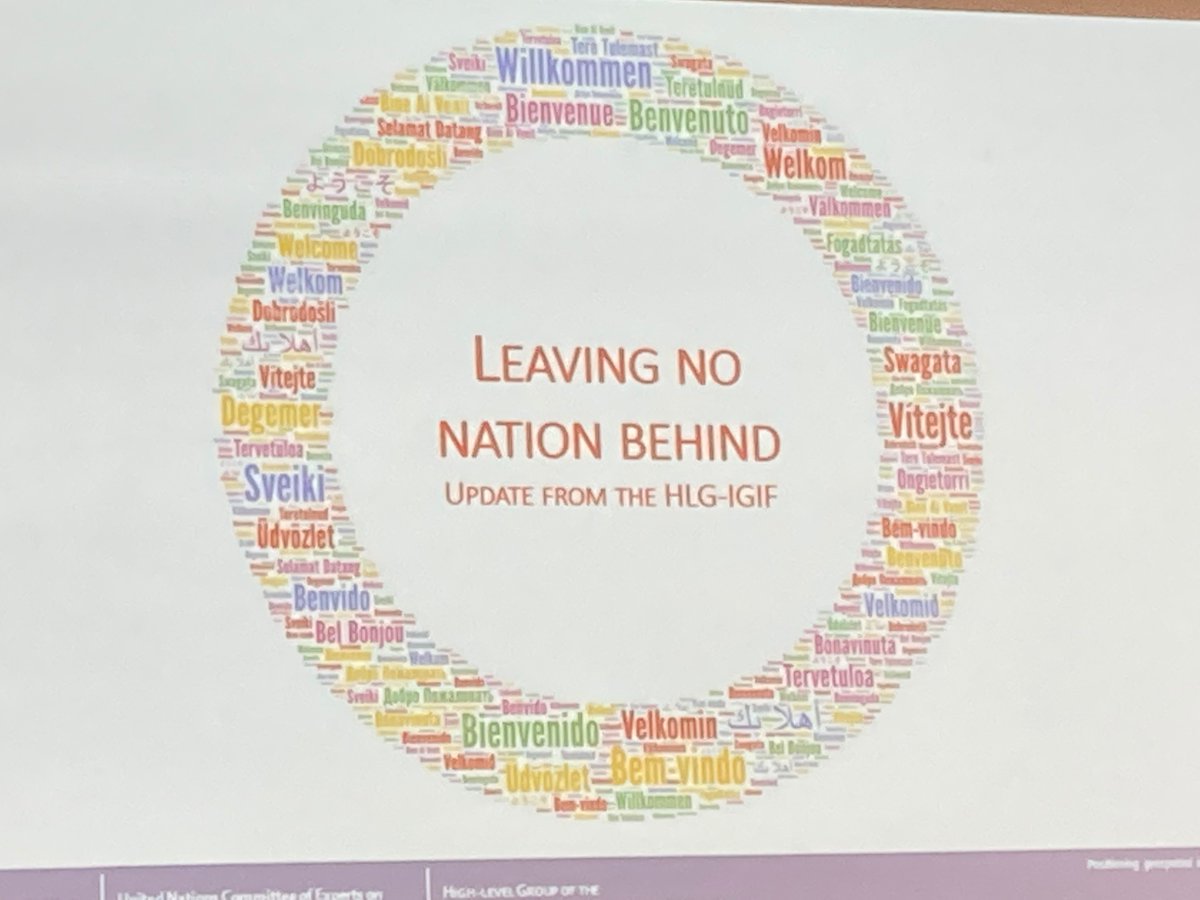 UNGGIMEurope's tweet photo. How do we bridge digital divide & leave no one behind? Frank Tierolff, Exec Committee #GGIMEurope chairs session on implementing frameworks, policies & tools to unlock #PowerOfWhere. Jamie Clark HLG-IGIF talks about @UN_IGIF & how Member Status can contribute to HLG work. https://t.co/gus7PRkNx5