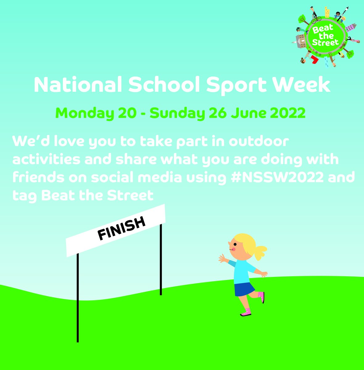 From the 20-26 June it’s #NationalSchoolSportWeek what was your favourite sport to play at school? Tell us below in the comments. The aim is to get everyone active, and share what you get up to! <a href="/YouthSportTrust/">Youth Sport Trust</a>. #NSSW2022