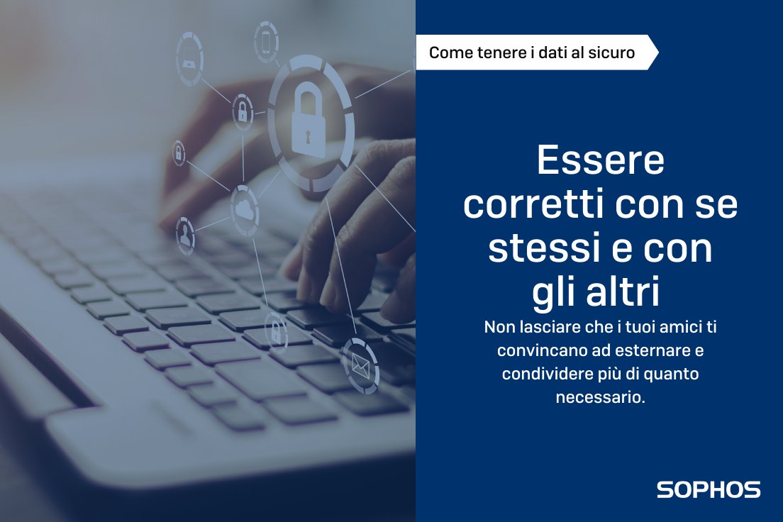 SophosItalia's tweet photo. 🔐 Proteggere la tua privacy e proteggere i tuoi computer è più facile di quanto tu possa immaginare.
#SophosItalia #KeepDataSafe https://t.co/z95OAl2hos