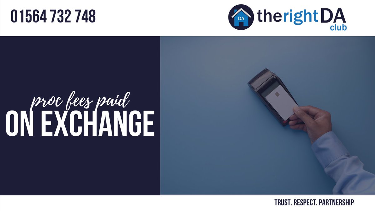 The Right DA Club (@therightdaclub) on Twitter photo Via our partnership with Legal & General Mortgage Club, you can get paid your proc fee on exchange 🎉
Well...why not?
Get in touch today to see what other exciting ways we can help advance you and your business: 01564 732 748 | club@therightdaclub.co.uk Via our partnership with Legal & General Mortgage Club, you can get paid your proc fee on exchange 🎉
Well...why not?
Get in touch today to see what other exciting ways we can help advance you and your business: 01564 732 748 | club@therightdaclub.co.uk