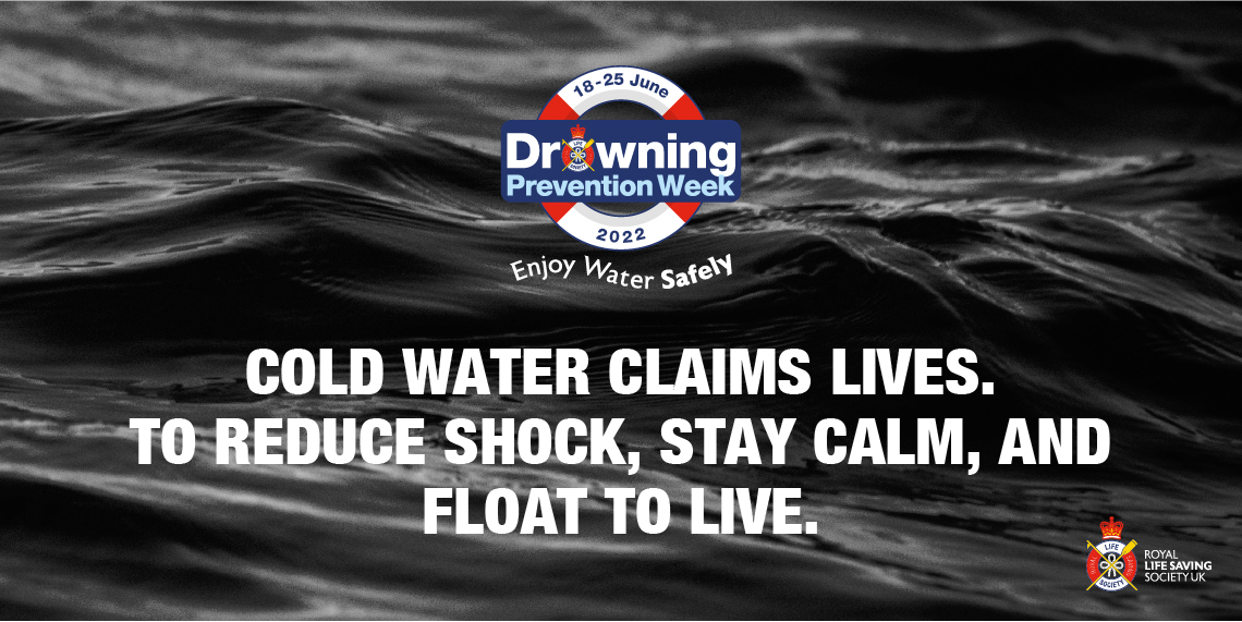 #DrowningPreventionWeek
Cold water shock can claim the life of even the strongest swimmer. The cold water causes you to gasp: breathing quickens, muscles cramp &amp; the likelihood of drowning increases. If you ever find yourself in difficulty #FloatToLive on your back like a star!