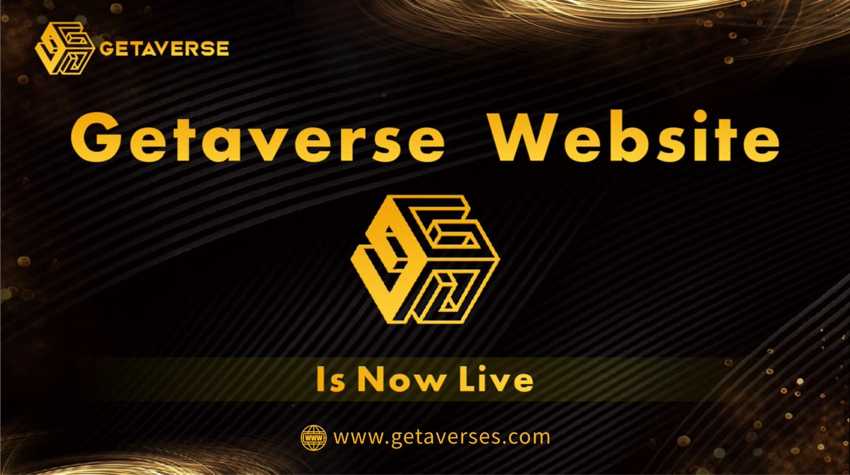 🥳GREAT NEWS🥳

The #Getaverse Official website is NOW LIVE 🚀

❗️Getaverse is a metaverse ecological service platform based on the #Web3 digital authentication engine protocol.

We invite you to explore our website: getaverses.com

What are you waiting for? 👀