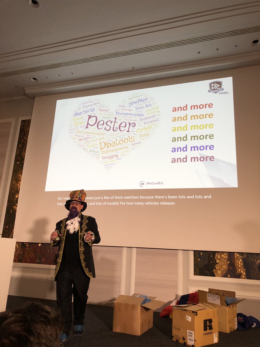nohwnd's tweet image. I love seeing #pspester is deeply embedded in your hearts. #PSConfEU
