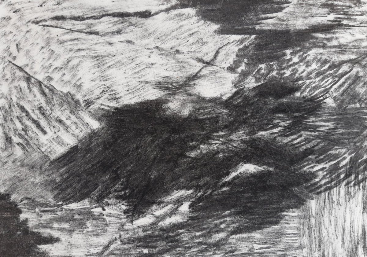 🔆🔆
Untitled - charcoal on paper - 2022