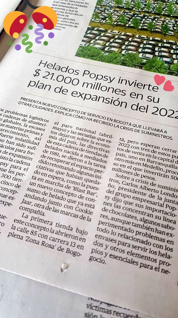 animoexperience's tweet photo. Holi! 🙃 hace varias lunas que no veníamos por acá pero este es un gran motivo para hacerlo @Helados_Popsy 🤜🤛 #FelizLunes #estrategia #animo https://t.co/gsUrsAnhjx
