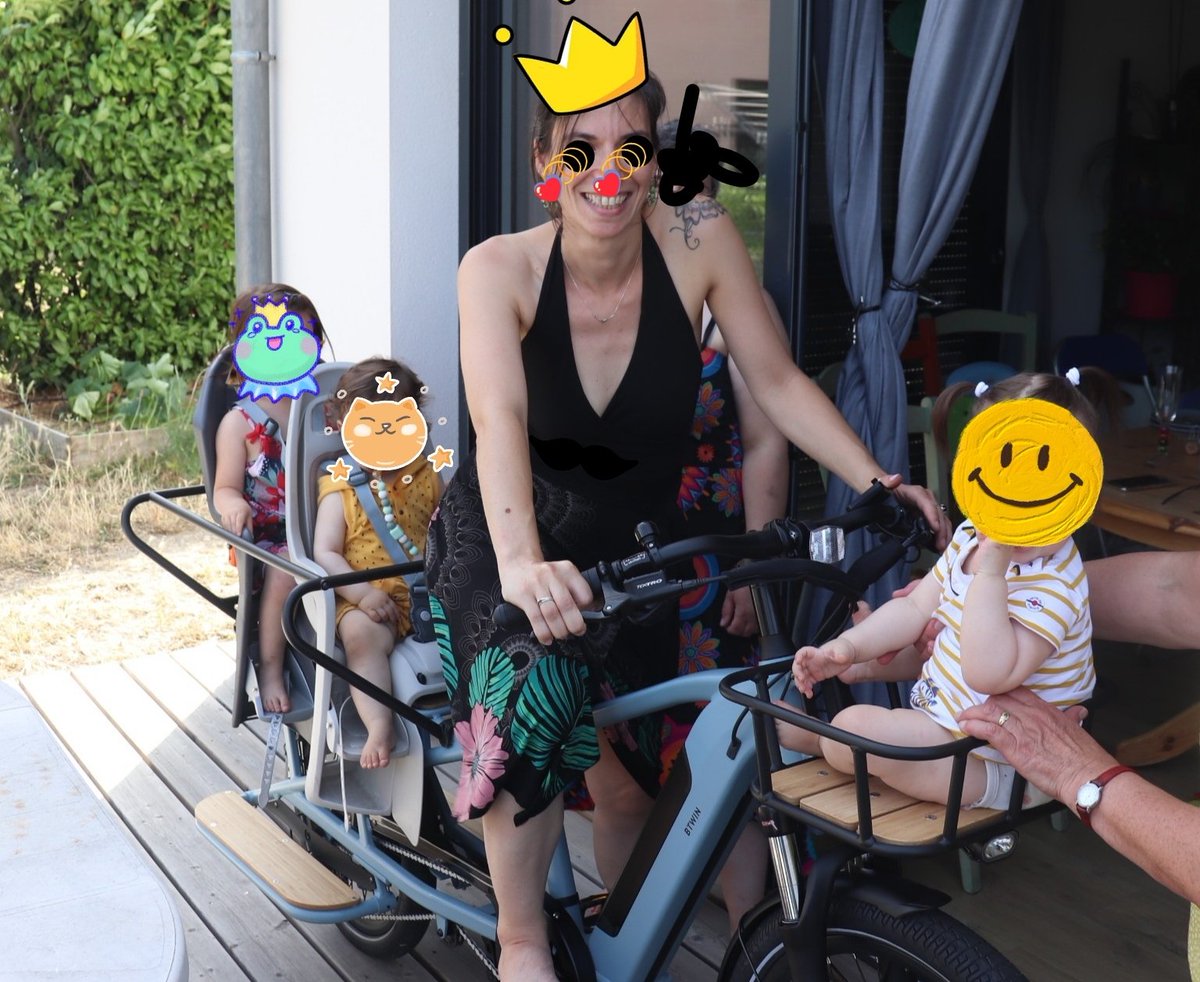 M_a_bicyclette's tweet photo. Yeah!!! Plus qu'à tester... (Sans le bébé dans le panier... 🙃) https://t.co/6kb1t3U5bf