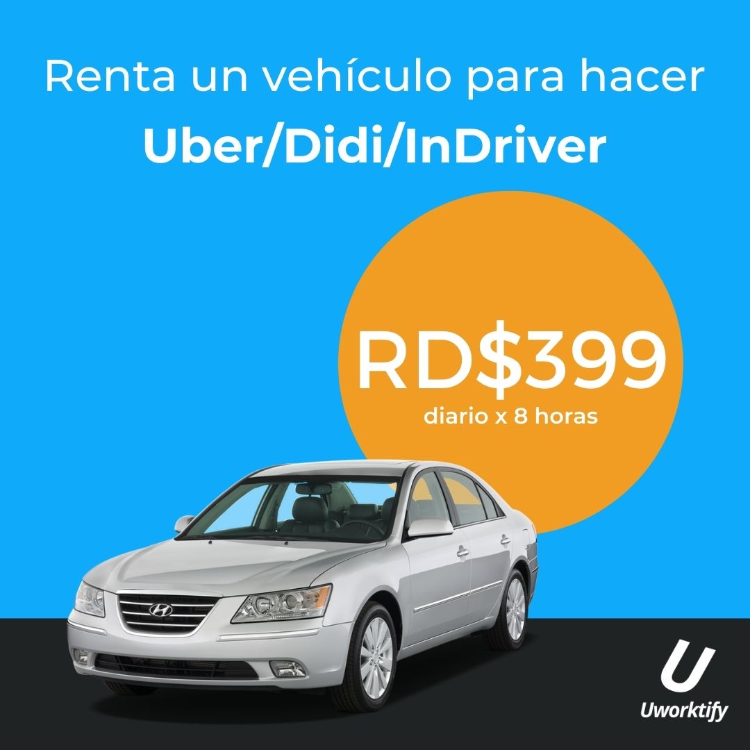 uworktify's tweet photo. Renta vehículo que quieras para Uber/Didi/Indriver al mejor precio con nosotros!🚗

Paga RD$399 al día, por usar el vehículo 8 horas, y comienza a generar esos ingresos extras que necesitas.

Para aplicar solo tienes que entrar y llenar la solicitud:

https://t.co/uvL7ngz95e https://t.co/dYYqh23tPd