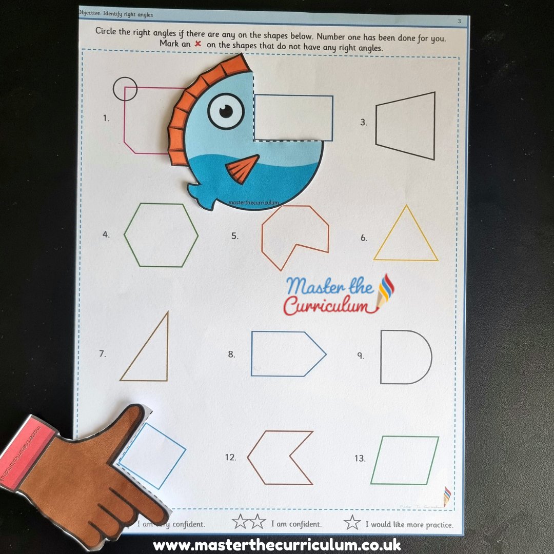 ✨We have a great range of free resources available on our website✨
Teaching right angles? Well, we have these free right angle finders and worksheets available to download 🤩
masterthecurriculum.co.uk
