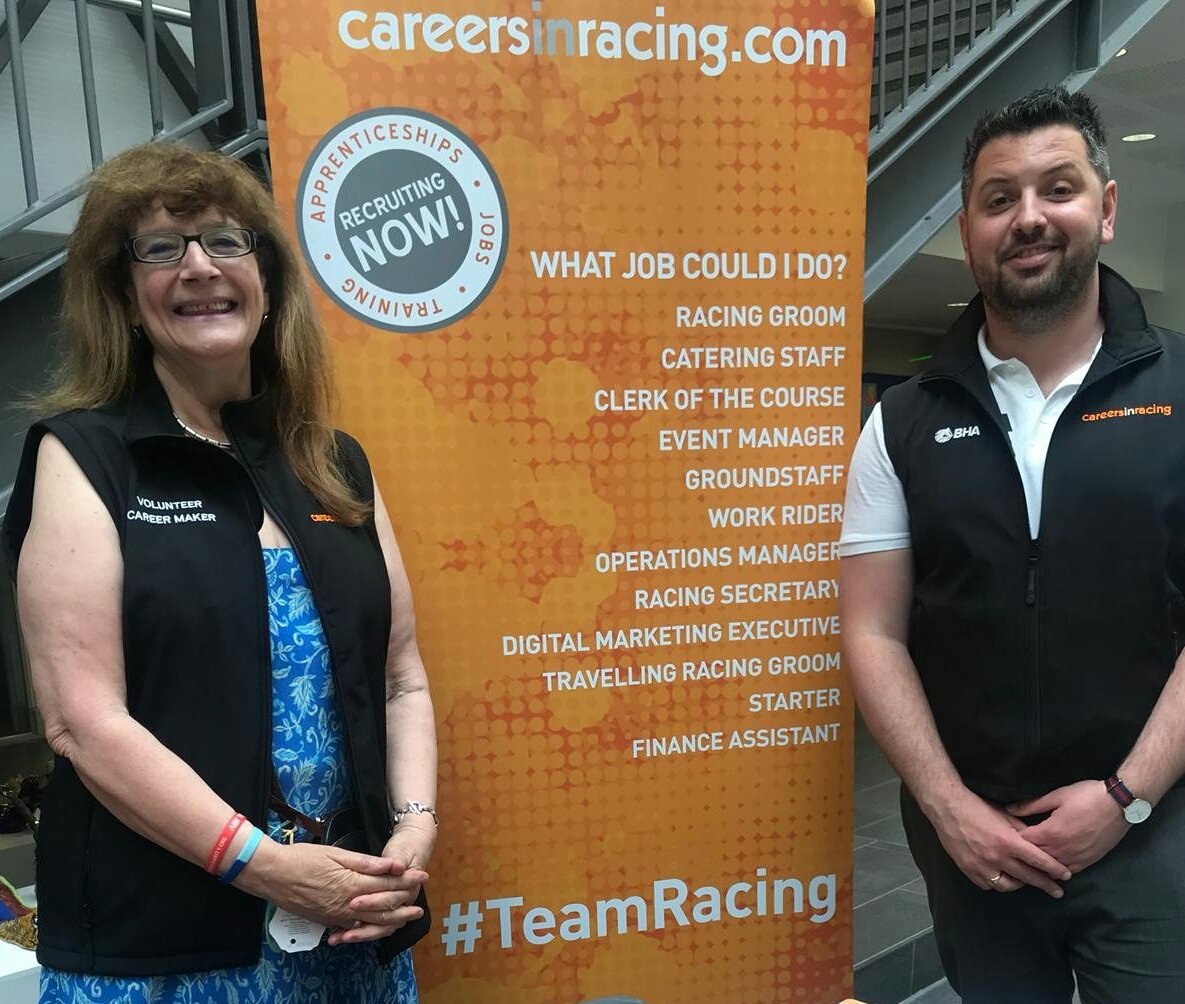 kateaustin496's tweet image. So pleased. Bagsys Rio my partner next time I volunteer @careersinracing #NotBoxed. And may I suggest Football stadia wouldn't b too bad a place to set up a stall!