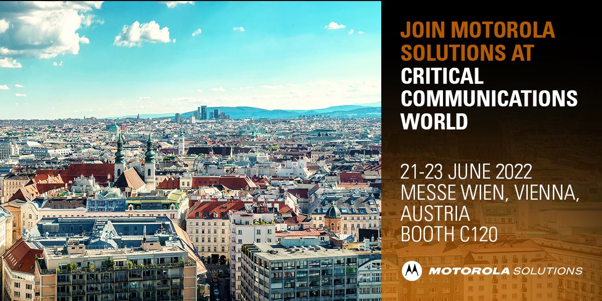 Diese Woche beginnt die #CriticalCommunicationsWorld 2022! Besuchen Sie unseren Stand und entdecken Sie ein Technologie-Ökosystem, das die Transparenz verbessert, die Stabilität der Gesellschaft stärkt und effiziente Notfalldienste ermöglicht: bit.ly/3wS4EqB