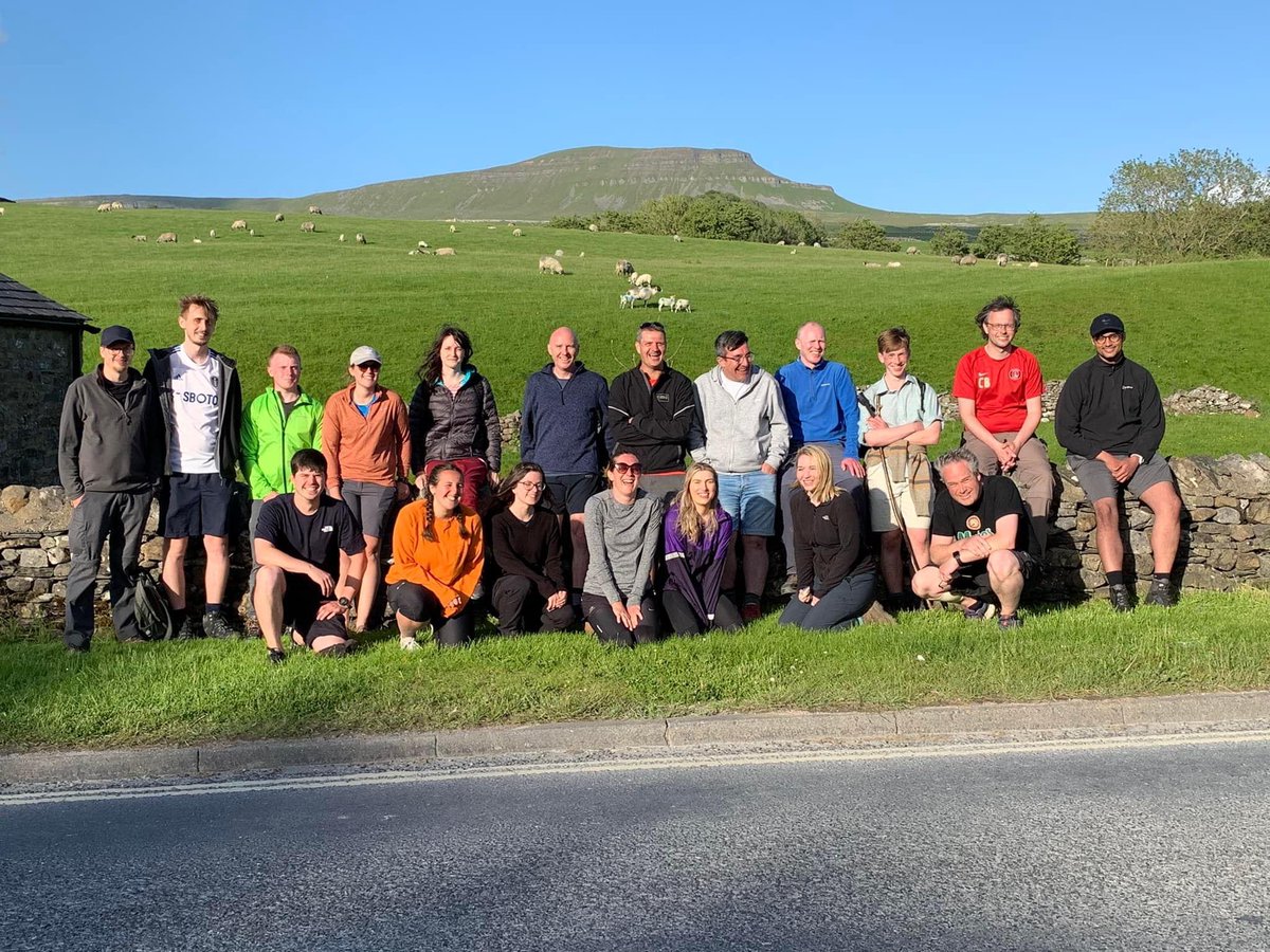 YHEC1's tweet photo. Staff from YHEC took on the Yorkshire Three Peaks challenge for @OscarsCharity Paediatric Brain Tumour Charity. They contended with wind and water, ascended over 5,000 feet, covered almost 25 miles and raised over £1000! There's still time to donate: https://t.co/vwGgrkkHrL https://t.co/yzThUAoaCM