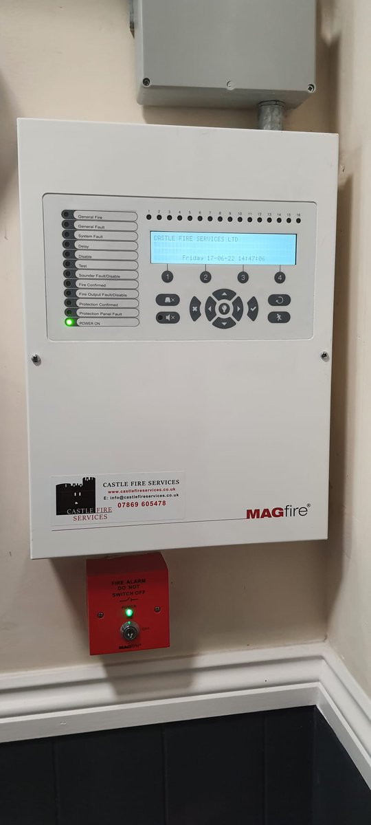CastleFireUK's tweet photo. We were called out Friday afternoon to a fire panel fault, we got there straight away to diagnose and resolve the issues, so the customer doesn't have to worry over the weekend! 🔥
#firesafety https://t.co/hfX9SjBXtU