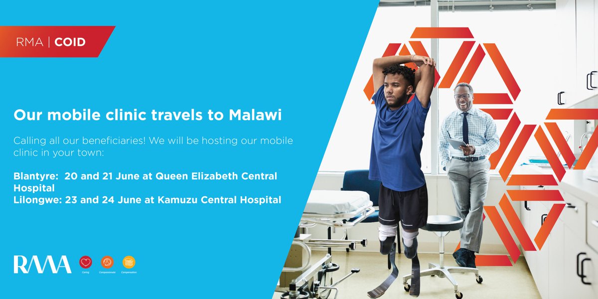 Our mobile clinic travels to Malawi. 
#RMACOID #Malawi