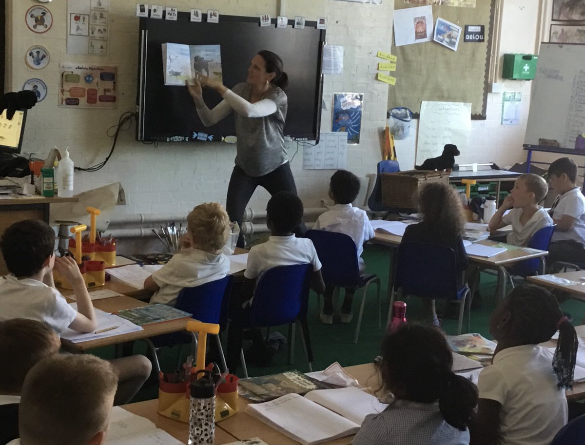 Smallwoodschool's tweet photo. Thank you so much @clutherauthor @Head2HeartBooks for coming to Smallwood today. Our children loved your storytelling of Gus and can’t wait to take a copy home to read to their parents.  #empathy #emotionalwellbeing #talkingtochildren #learn2love2read https://t.co/BrCFZbR4WK