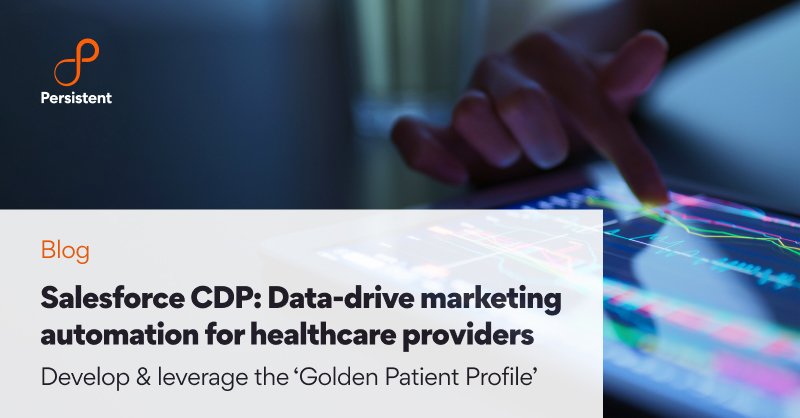 Persistentsys's tweet image. Create data-backed marketing campaigns that promote the relevant healthcare services to the right patients on the right channels at the right time. Interested?

Read our blog to get started - bit.ly/3Gwn17C 
 
#SalesforceConsultant #SalesforcePartner #SalesforceCDP