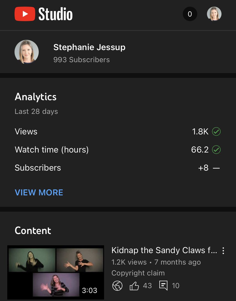 Almost at 1,000 subscribers on my personal channel 🥹 If you can subscribe and help me achieve that goal I would really appreciate it! 😍youtube.com/c/StephanieJes…