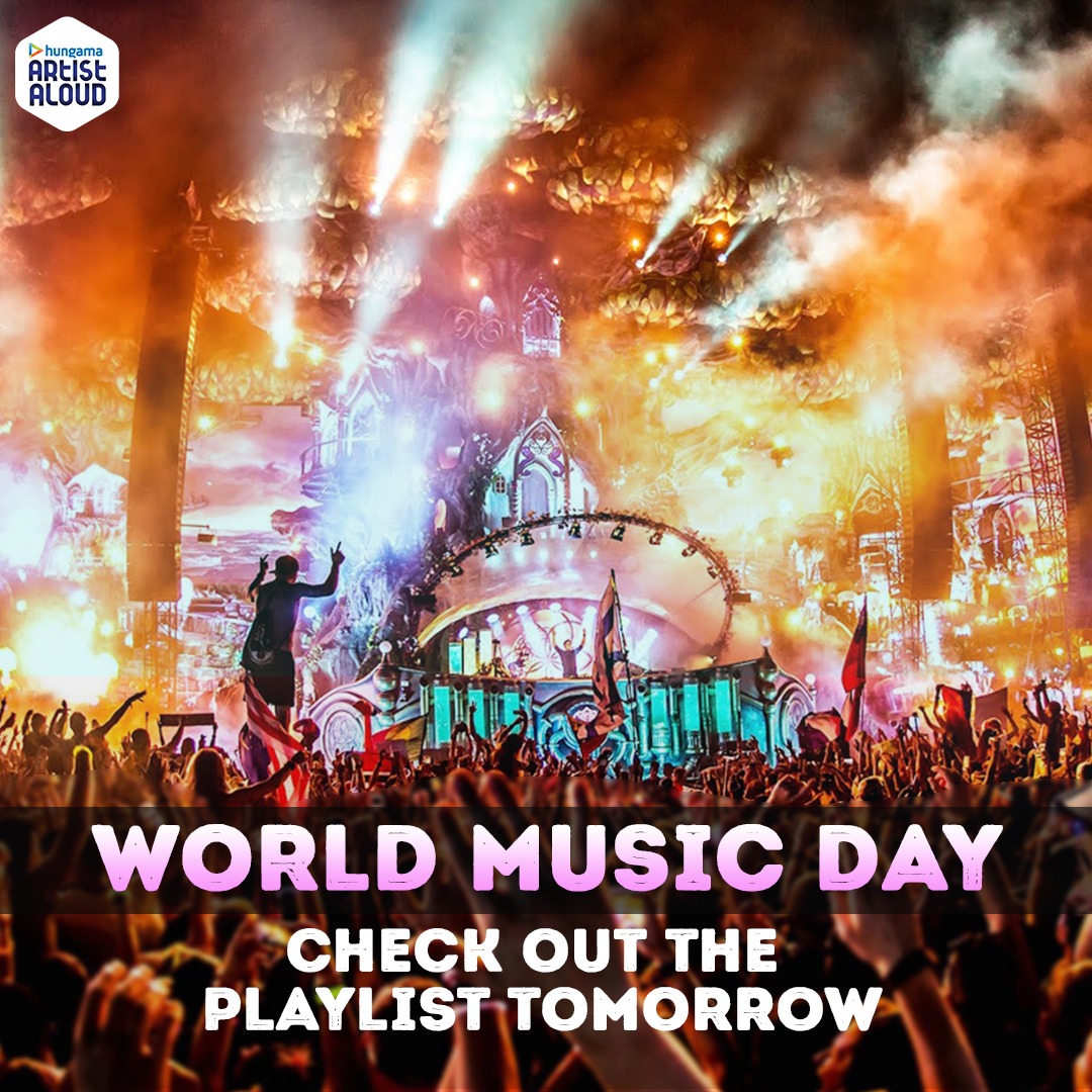 ArtistAloud's tweet photo. Tune in to Artist Aloud's special playlist tomorrow to celebrate World Music Day!
#hungama #worldmusicday #WMD #Worldmusicday2022 #worldmusicday! #artistaloud #hungamaartistaloud #independentcontent https://t.co/DUufYQunK8