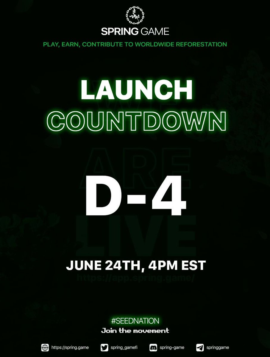 JiraiyaReal's tweet photo. [#Giveaway] ft. @spring_gamefi 
__

🎁 $80 in $BUSD

To Participate:
1⃣: Follow @JiraiyaReal &amp; @spring_gamefi 
2⃣: RT &amp; 💘 
3⃣: Tag a friend

1 friend = 1 entry!
__

They'll be launching on BSC, Friday 24th June 4pm EST. 

Over 150k has been raised in their presale round so far. https://t.co/f0fkqdIRcm
