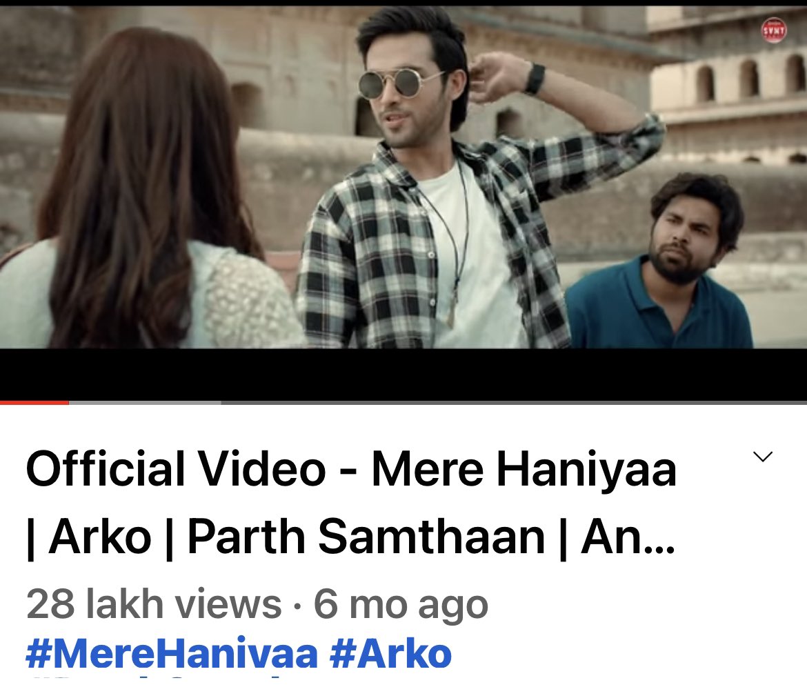 ParthianIndu's tweet photo. #ParthSamthaan
@LaghateParth
#MereHaniyaa
2.8 M Views🥳🥳 https://t.co/HYXd5bCsY4