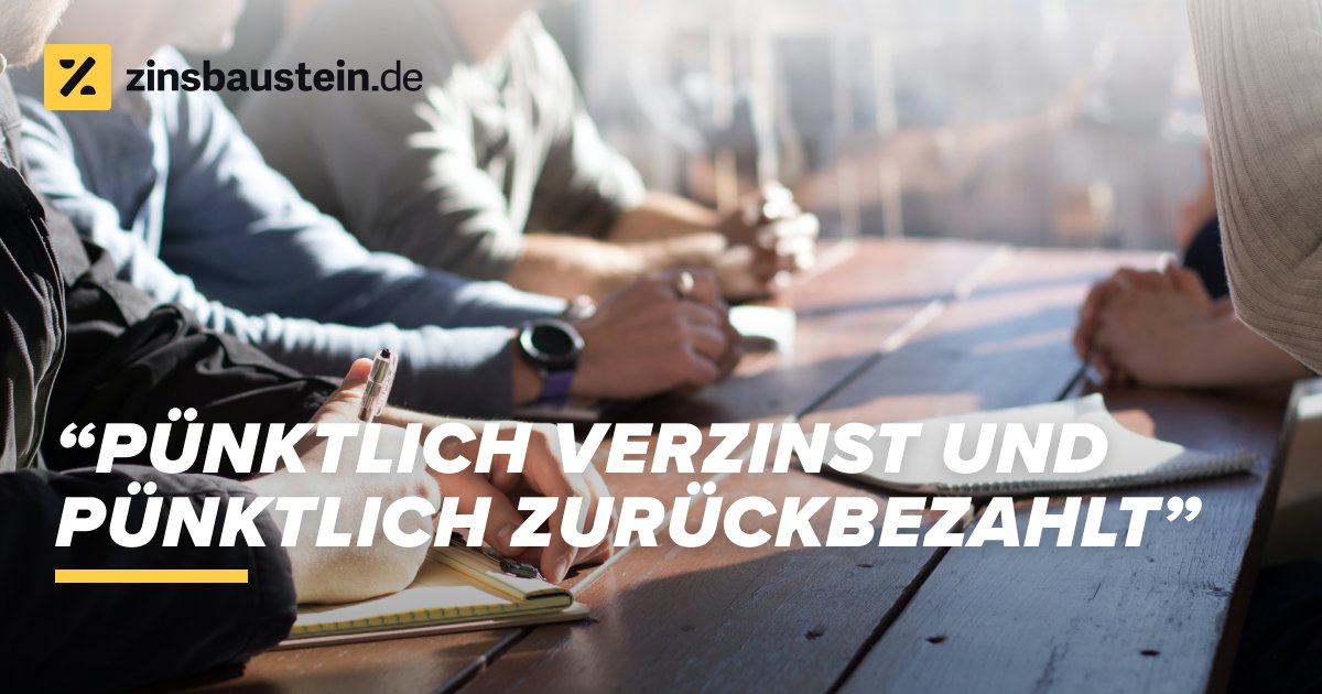 Die Meinung unserer Kund*innen und insbesondere deren Zufriedenheit liegt uns bei zinsbaustein.de am Herzen. Daher freuen wir uns jedes Mal darüber, wenn wir so positive Rückmeldungen, wie diese hier erhalten:

#proptech #kundenservice #kundenzufriedenheit #crowdinvesting