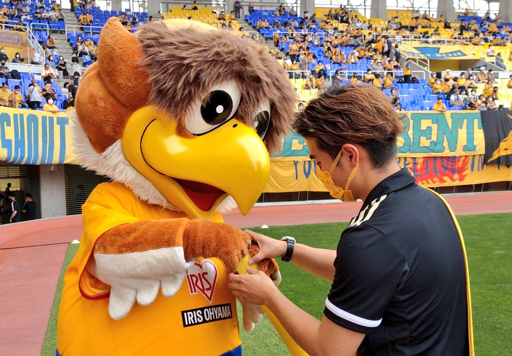 Idumimuraba's tweet photo. 今日のブログ、やまちゃんへの愛が溢れてて、ちょっと泣きそうだな。
いや、涙もろいな（笑）
二人とも(一羽と一人か)、大好きだわ。
#vegalta

https://t.co/49jEhY1tbu https://t.co/VRdIEjVWiP