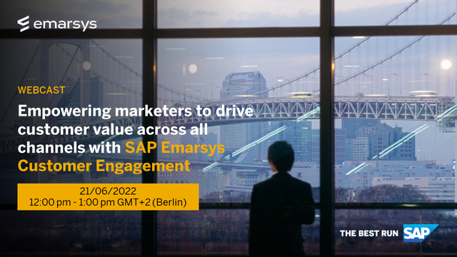 PCA_CD's tweet photo. Join #SAPServices for this upcoming webcast and hear from #SAP customers about how their marketing transformation program has helped modernize their marketing functions to deliver a personalized 1:1 experience across multiple channels. Register now! https://t.co/eYmY9ql0Nh https://t.co/7NDX4IQLWQ
