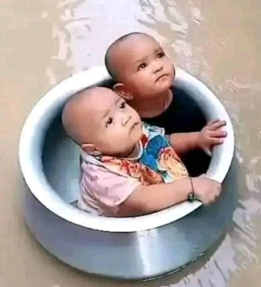 sujiturp's tweet photo. Flash flood in northeast Bangladesh. If you believe that Climate Change is not real, what will you say to these innocent kids? (Photo credit: FR. Sumon, KUAA, BIP) https://t.co/v5NEPEAv2Q