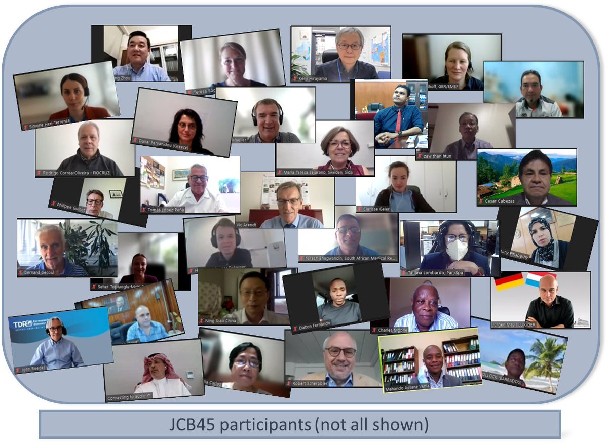TDRnews's tweet photo. Achievements. Impact. Sustainability. These were themes of TDR’s Joint Coordinating Board (JCB)’s meeting. Over 80 participants celebrated our achievements, assessed our 7th external review &amp; sketched the path for TDR’s next strategy

📔Full report 👇 
https://t.co/HtJJDqutVA https://t.co/c40Qh656Gl