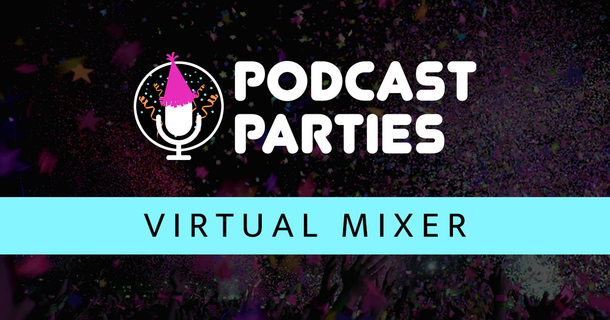 podcastparties's tweet photo. This Wed, it's on! You're invited to come meet other podcasters at our free Virtual Mixer https://t.co/Lu8OXUVpMn @ministrymisfit @signaldrops @kemp_travis @Queen_Raffy @TonyDoeVO @proboothcast @RTWBarefoot @CauseOfDeath10 @joiiitooo @SFR_OC @theitalianroads https://t.co/k1LiBtPuV1